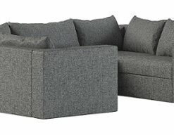 Elephant in a Box - Modular U-Shape, Fabric 5-Seat Small Sectional Sofa