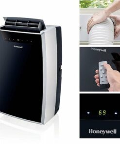 Honeywell - 700 Sq. Ft. Portable Air Conditioner with Heat Pump - Black