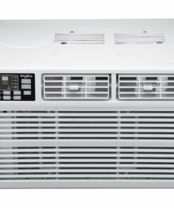 Whirlpool - 1,500 Sq. Ft. 24,000 BTU Window Air Conditioner with 10,600 BTU Heater - White
