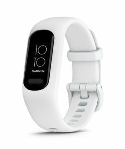 Garmin - vívosmart 5 Smart Fitness Tracker + Heart Rate Small/Medium - White