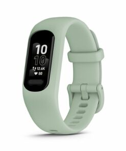 Garmin - vívosmart 5 Smart Fitness Tracker + Heart Rate Small/Medium - Cool Mint