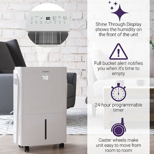 Freonic - 22 Pint Dehumidifier - White