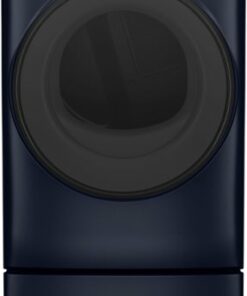 GE - 7.6 Cu. Ft. Smart Gas Dryer with Sanitize Cycle - Sapphire Blue