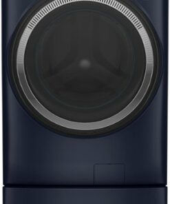 GE - 4.8 Cu Ft High-Efficiency Stackable Smart Front Load Washer w/UltraFresh Vent System & Microban Antimicrobial Technology - Sapphire Blue
