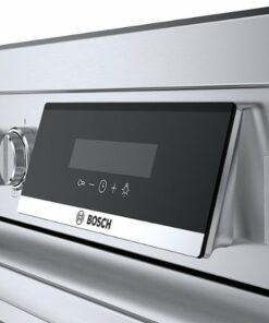 Bosch - 800 Series 3.7 Cu. Ft. Freestanding Electric Induction Industrial Style Range - Stainless steel