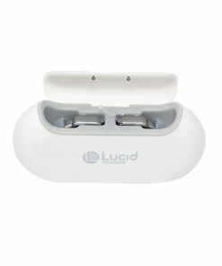 Lucid Hearing - OTC fio Premium Rechargeable Hearing Aids - Anodized Aluminum
