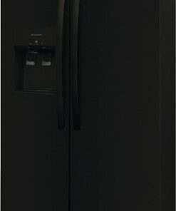 Frigidaire - 22.3 Cu. Ft. Side-by-Side Refrigerator - Black