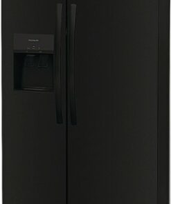 Frigidaire - 25.6 Cu. Ft. Side-by-Side Refrigerator - Black
