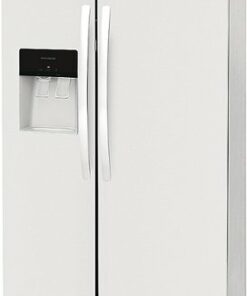 Frigidaire - 25.6 Cu. Ft. Side-by-Side Refrigerator - White