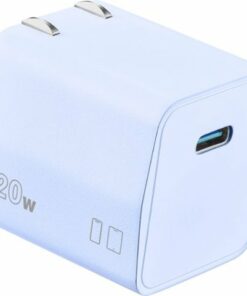 Insignia™ - 20W USB-C Fast Charger for iPhone 14/13/12/11/X/8 series, iPhone SE – White - Light Purple