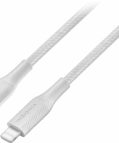 Insignia™ - 4' Lightning to USB-C Charge-and-Sync Cable - White
