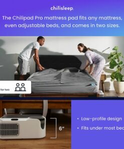 ChiliSleep - Dock Pro WE Cooling & Heating Mattress Pad with Cleaner - Queen - White