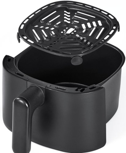 CRUX - 3-qt. Digital Air Fryer Kit with TurboCrisp - Black