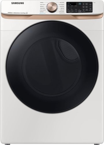 Samsung - 7.5 cu. ft. Smart Gas Dryer with Steam Sanitize+ and Sensor Dry - Ivory
