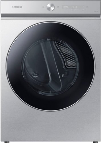 Samsung - Bespoke 7.6 cu. ft. Ultra Capacity Electric Dryer with AI Optimal Dry and Super Speed Dry - Silver Steel