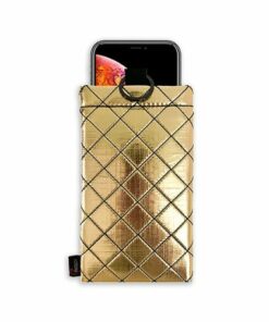 Phoozy - Apollo II Antimicrobial Insulated Phone Case for Large Mobile Phones - Gold