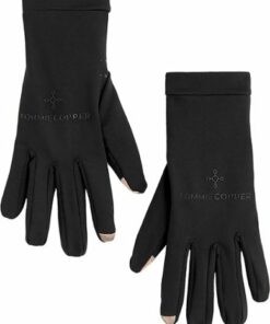 Tommie Copper - Unisex Compression Infrared Full Finger Gloves - Black