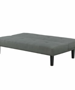 Serta - Englewood Convertible Sofa - Dark Grey