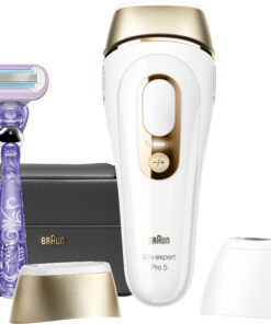 Braun - Pro5 PL5147 Women's IPL Hair Removal Kit - White-Gold