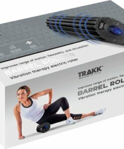 TRAKK - Barrel Vibrating Recovery Massage Foam Roller - Black