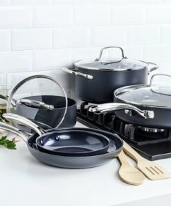 Blue Diamond - HD 10-Piece Cookware Set - Blue