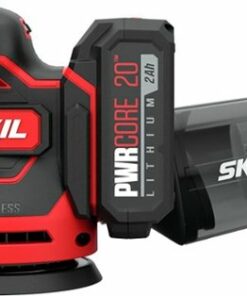 Skil - PWR CORE 20 Brushless 20V Random Orbital Sander Kit with PWR JUMP Charger