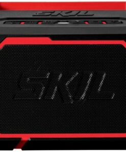Skil - PWR CORE 20V Portable Bluetooth Speaker with USB port, phone cradle, and auxiliary input - Red/Black