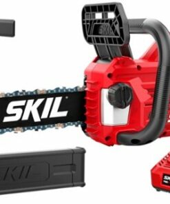 Skil - PWR CORE 20 Brushless 20V 12-In Chain Saw with 4.0Ah Battery and Charger - Red/black