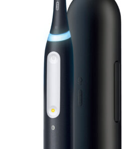 Oral-B - iO Series 4 Rechargeable Electric Toothbrush w/Brush Head - Black