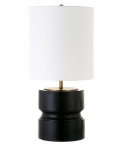 Camden&Wells - Pax Table Lamp - Matte Black/Brass