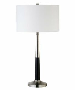 Camden&Wells - Lyon Table Lamp - Brushed Nickel/Matte Black
