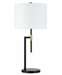 Camden&Wells - Nico Table Lamp - Matte Black/Brass