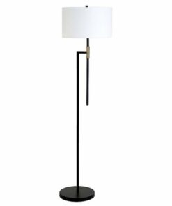 Camden&Wells - Nico Floor Lamp - Matte Black/Brass