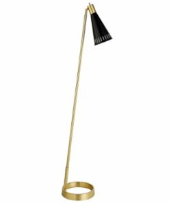 Camden&Wells - Kintam Floor Lamp - Brushed Brass/Matte Black
