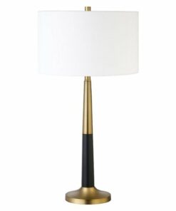 Camden&Wells - Lyon Table Lamp - Brass/Matte Black