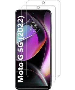SaharaCase - ZeroDamage Ultra Strong+ Tempered Glass Screen Protector for Motorola Moto G 5G (2-Pack) - Clear