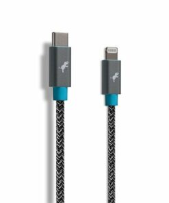 Nimble - Eco-Friendly PowerKit 3 Meter USB-C to Lightning Cable for Apple iPhone - Space Gray