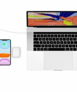 Einova - Eggtronic Power Bar 7.5W Wireless Charging Pad for Qi-enabled Devices - White