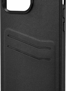 Insignia™ - Leather Wallet Case for iPhone 14 Pro Max - Black