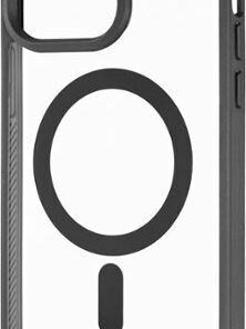 Insignia™ - Hard-Shell Case with MagSafe for iPhone 14 Pro Max - Clear/Black
