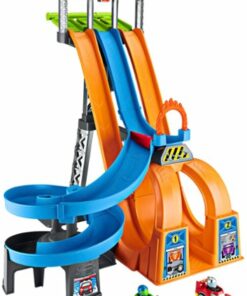 Hot Wheels - Racing Loops Tower by Little People - Blue/Orange
