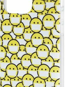 Insignia™ - Hard-Shell Case for iPhone 14 Pro - Smiley Mask