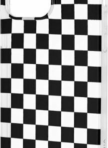 Insignia™ - Hard-Shell Case for iPhone 14 Pro Max - Checkers