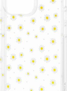 Insignia™ - Hard-Shell Case for iPhone 14 Pro - Daisy