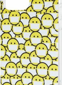 Insignia™ - Hard-Shell Case for iPhone 14 Pro Max - Smiley Mask