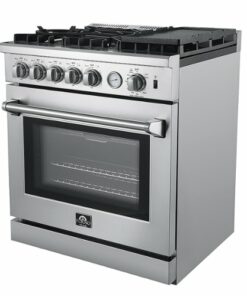 Forno Appliances - Lazio - 4.32 Cu. Ft. Freestanding Gas Range with Convection - Stainless steel