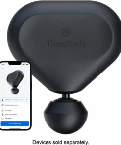 Therabody - Theragun mini (2nd Gen) Bluetooth + App Enabled Portable Massage Gun & 30% Lighter (Latest Model) - Black