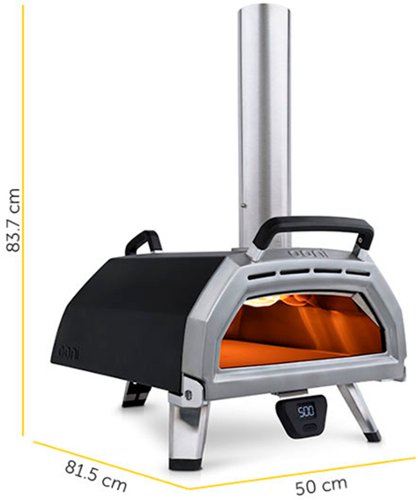 Ooni - Karu 16 Multi-Fuel Pizza Oven - Black
