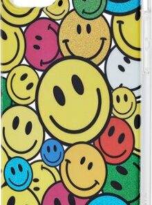Insignia™ - Hard-Shell Case for iPhone 14 Plus - Smiley Face