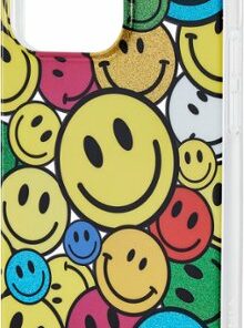 Insignia™ - Hard-Shell Case for iPhone 14 Pro - Smiley Face